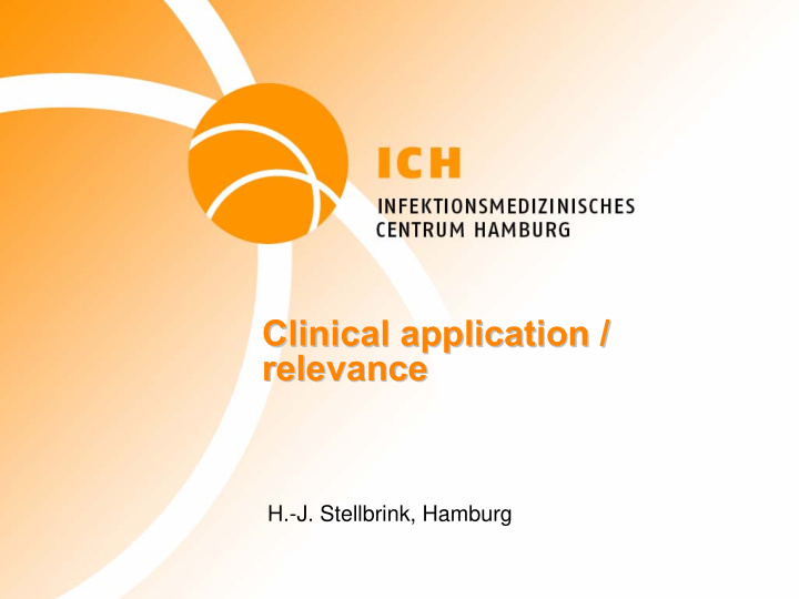 clinical application clinical application relevance