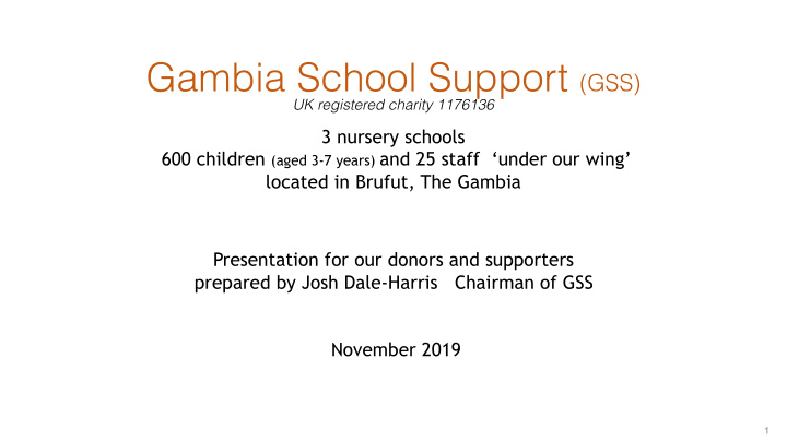 chronic need for early years education in the gambia 1