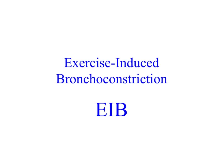 eib case 1