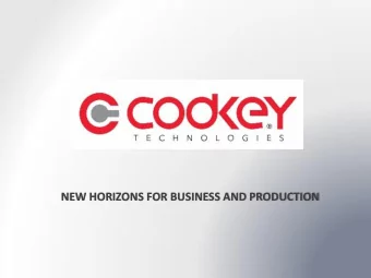 NEW HORIZONS FOR BUSINESS AND PRODUCTION The company  Differentiated in 1990, Codkey Technologies