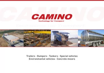 Trailers  Dumpers  Tankers  Special vehicles  Environmental vehicles  Concrete mixers