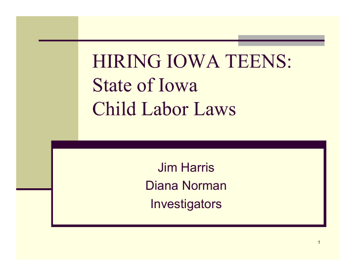 hiring iowa teens state of iowa child labor laws