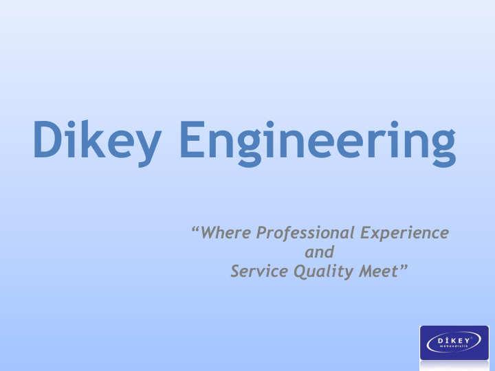 dikey engineering