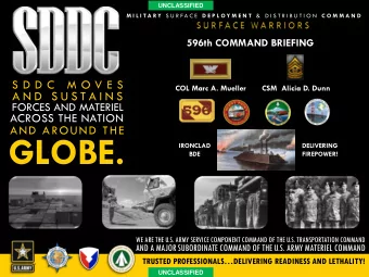 GLOBE.  IRONCLAD  DELIVERING  BDE  FIREPOWER!  WE ARE THE U.S. ARMY SERVICE COMPONENT COMMAND OF