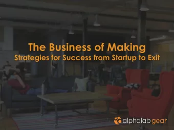 VC.  VC.  Hardware Startup  The Hardware Revolu/on  The Hardware Revolution Removing Barriers to