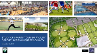 OPPORTUNITIES IN FAIRFAX COUNTY  November 26, 2019 INTRODUCTION: Study Overview  DRAFT COPY  For