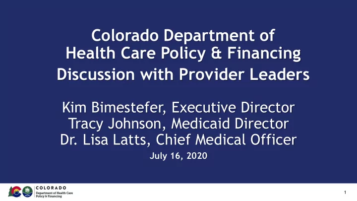 colorado department of