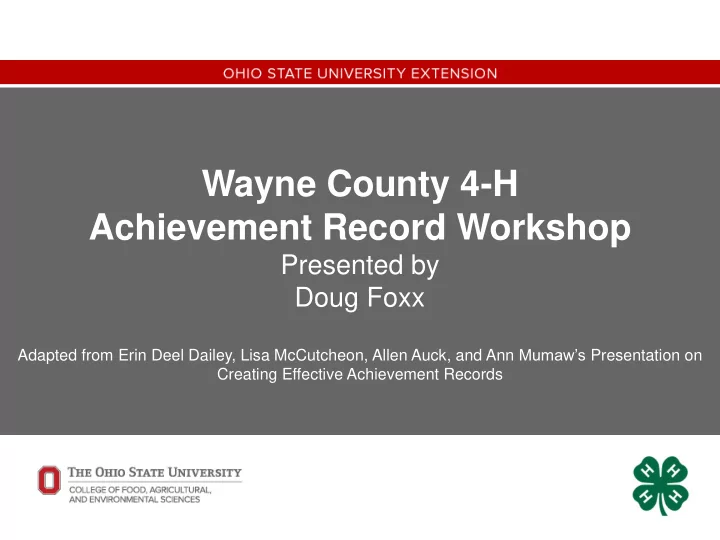 wayne county 4 h