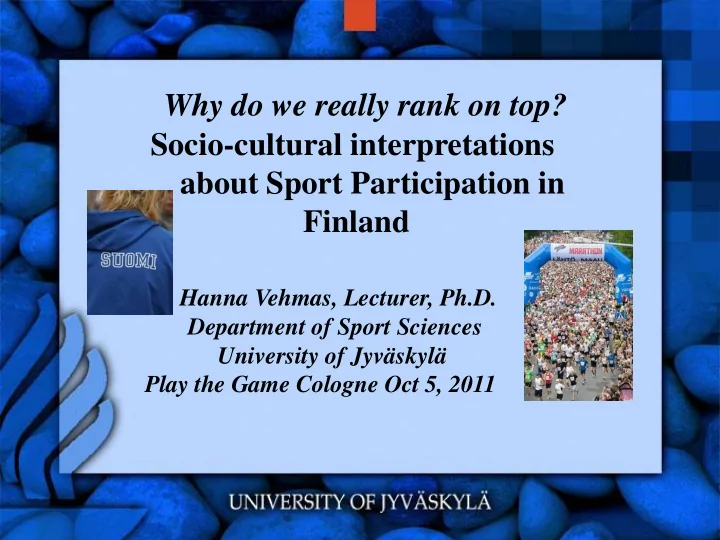 background there are clear differences in sport