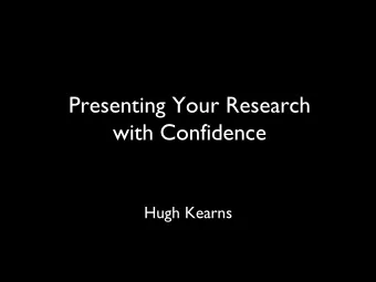 with Confidence  Hugh Kearns  www.ithinkwell.com.au  eBOOK  www.ithinkwell.com.au  Nice to meet