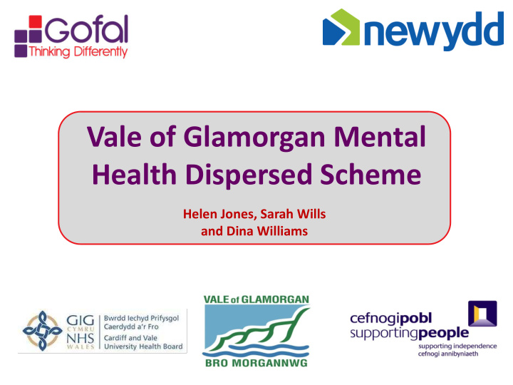 vale of glamorgan mental health dispersed scheme