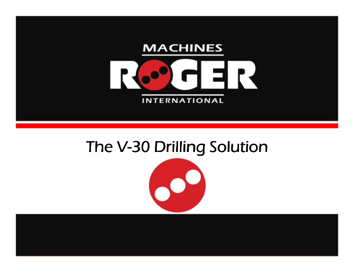 the v the v the v the v 30 drilling solution 30 drilling