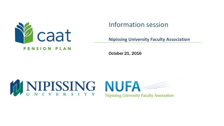 information session