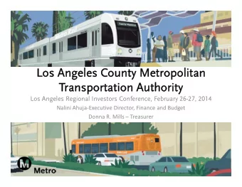 Los Angeles C  Los Angeles County Metropolitan  unty Metropolitan  Transportation Authority