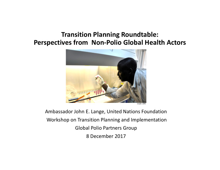 transition planning roundtable perspectives from non