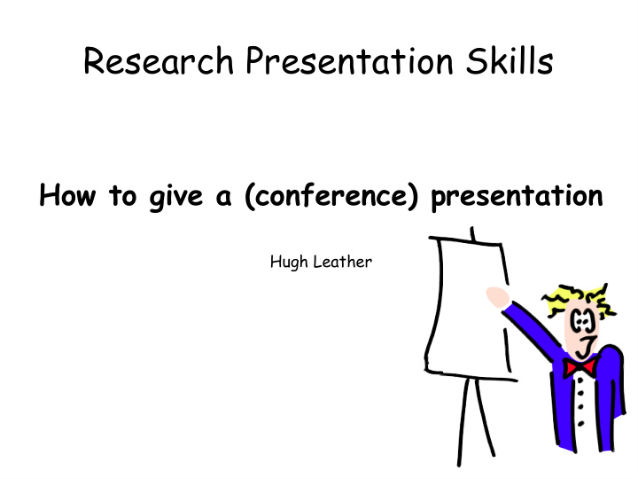 research presentation skills