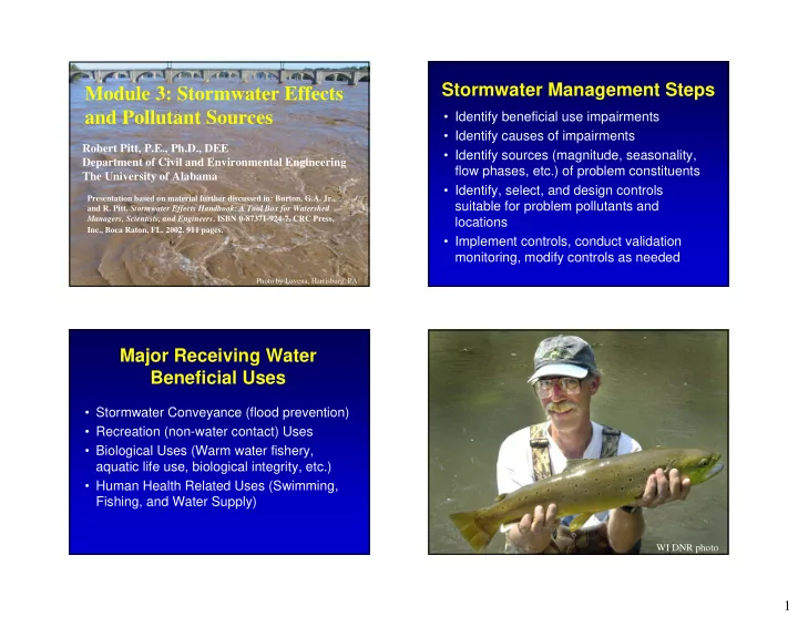 module 3 stormwater effects and pollutant sources