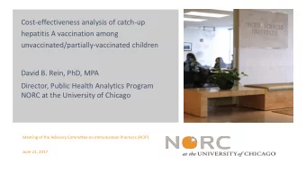 Cost-effectiveness analysis of catch-up  hepatitis A vaccination among