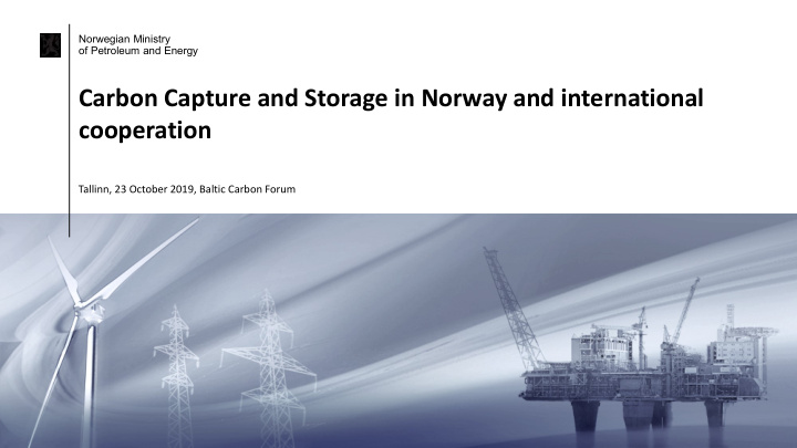 carbon capture and storage in norway and international