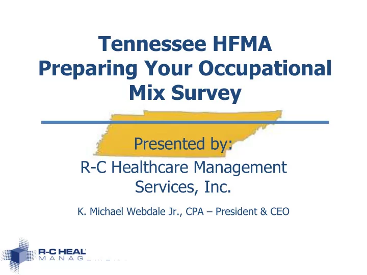 preparing your occupational