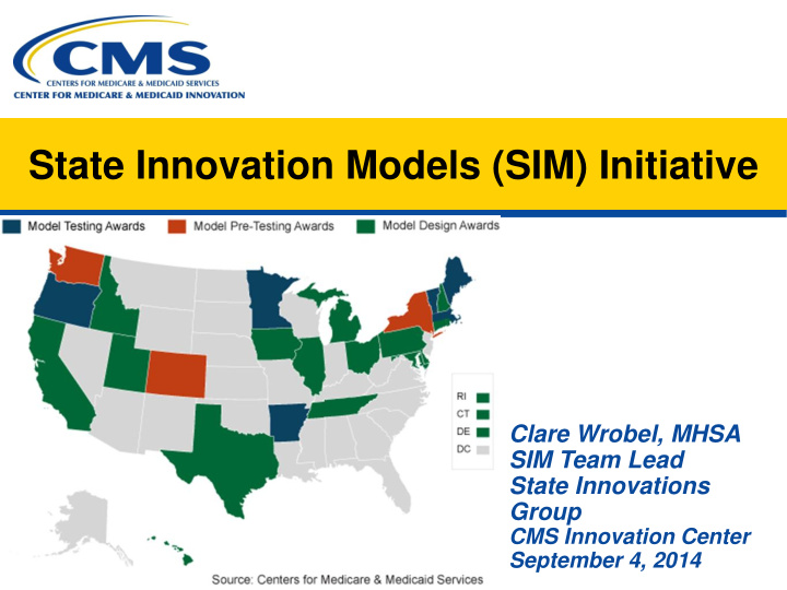 state innovation models sim initiative