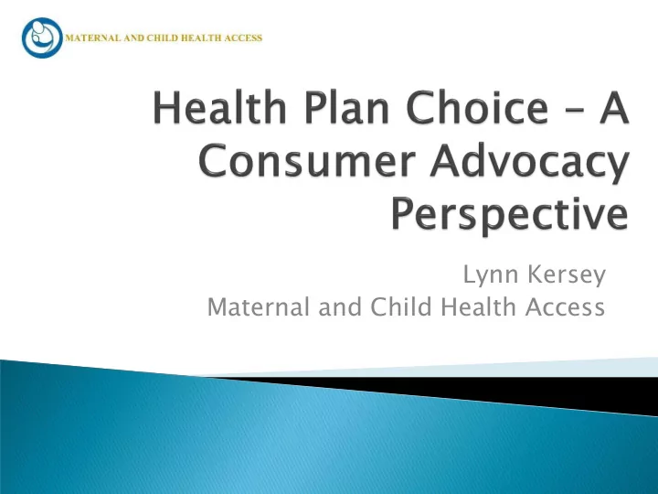 maternal and child health access