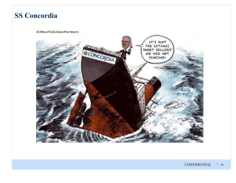 SS Concordia  |  CONFIDENTIAL  #  Free Speech isnt Free, Unless you are a Bull  |