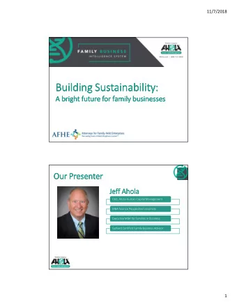 Building Sustainability:  Building Sustainability:  Building Sustainability:  Building