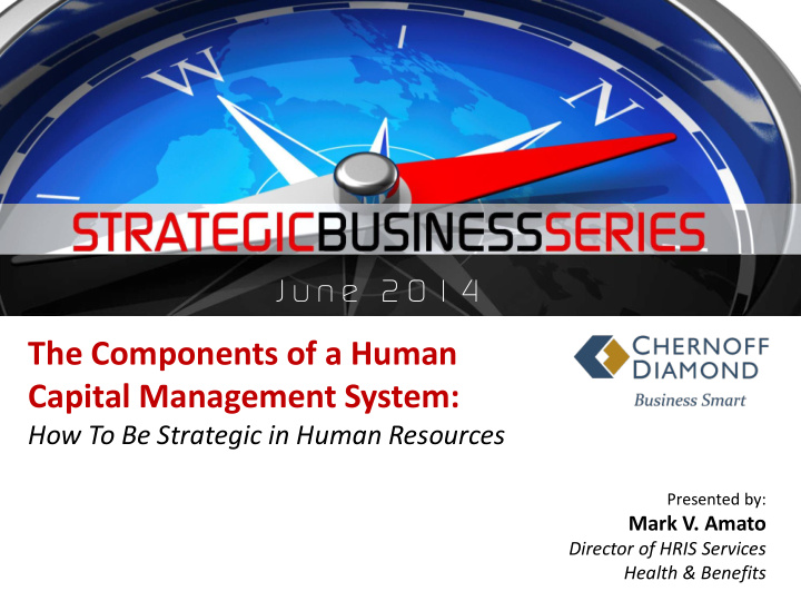 the components of a human capital management system
