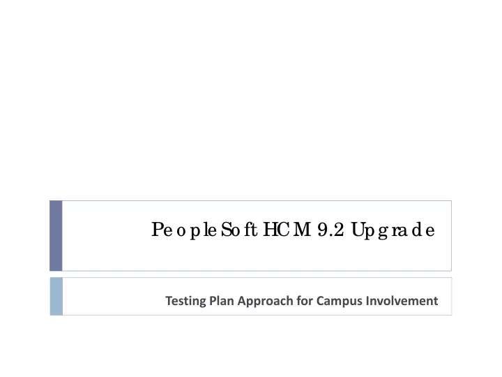 pe o ple so ft hcm 9 2 upg ra de