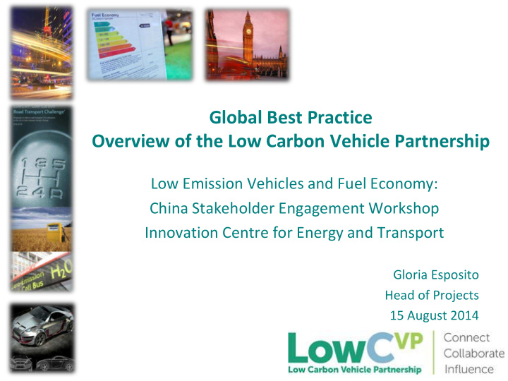 overview of the low carbon vehicle partnership