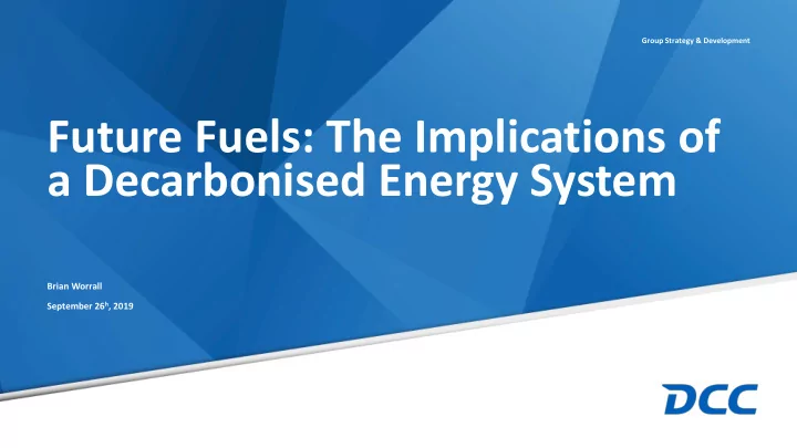 future fuels the implications of