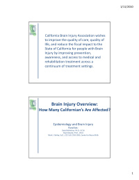 brain injury overview