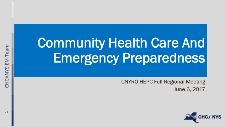 co community mmunity heal health th ca care re an and d