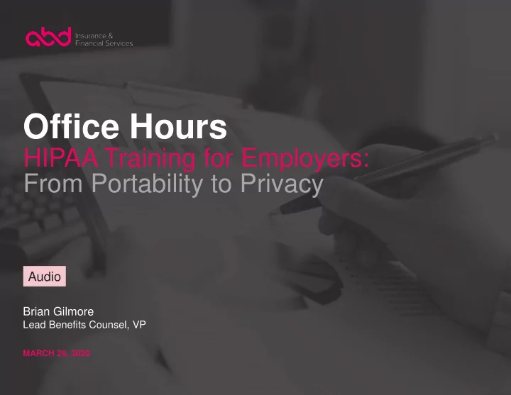 office hours