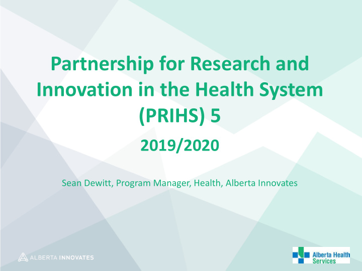 partnership for research and innovation in the health