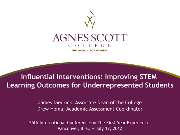 influential interventions improving stem learning