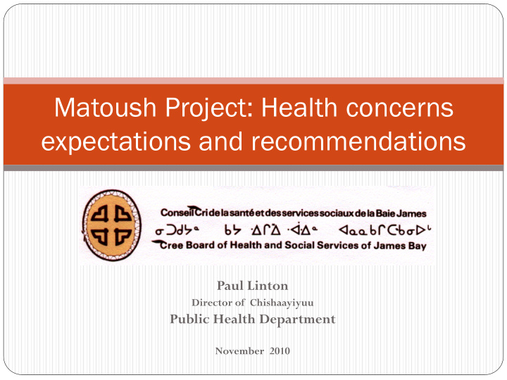matoush project health concerns