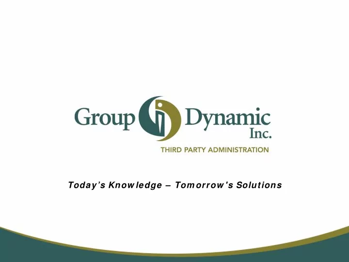 today s know ledge tom orrow s solutions