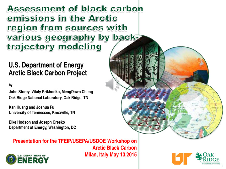 u s department of energy arctic black carbon project