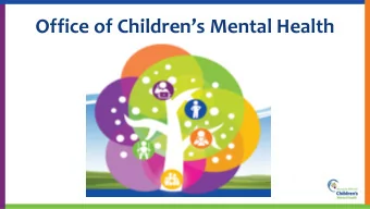 Office of Childrens Mental Health OCMH  About Us  Our Vision  Our Values   Wisconsins