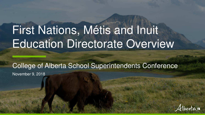 first nations m tis and inuit education directorate