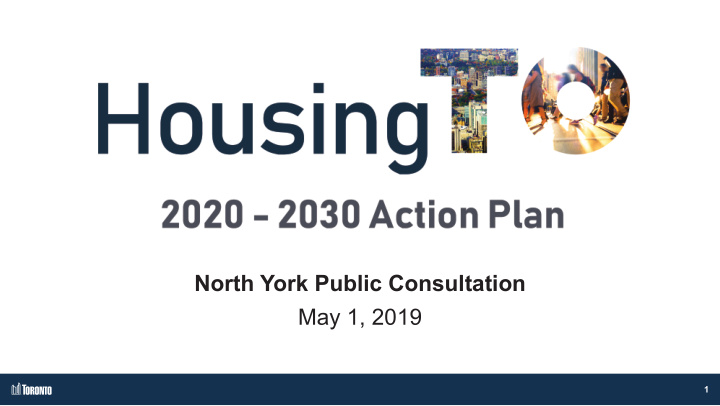 north york public consultation may 1 2019