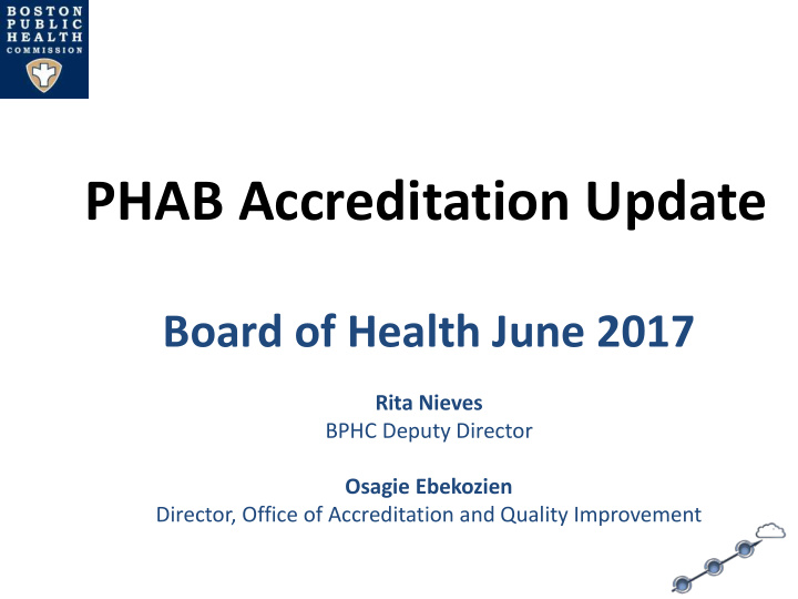 phab accreditation update