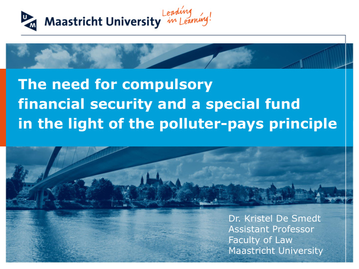 in the light of the polluter pays principle