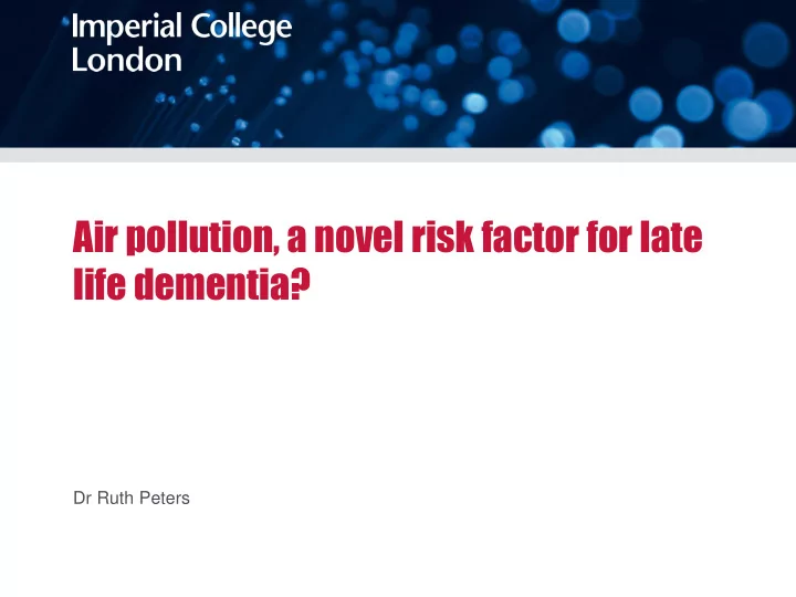 life dementia