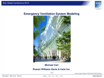 Michael Carl  Rowan Williams Davis &amp; Irwin Inc.  Page 1  Cover image courtesy of Pelli Clarke