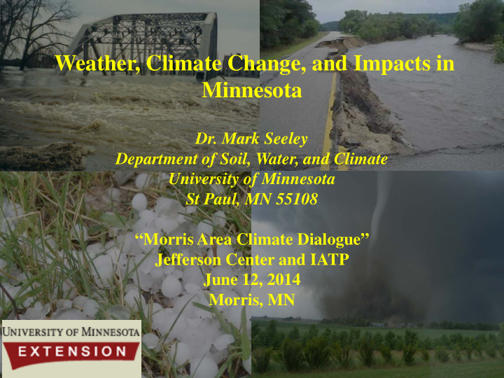 weather climate change and impacts in minnesota