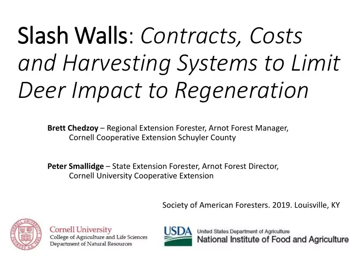 and harvesting systems to limit