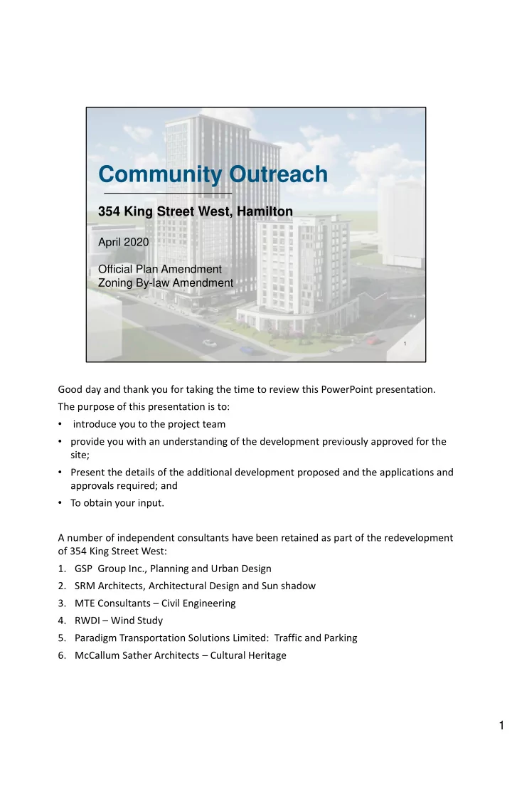 community outreach